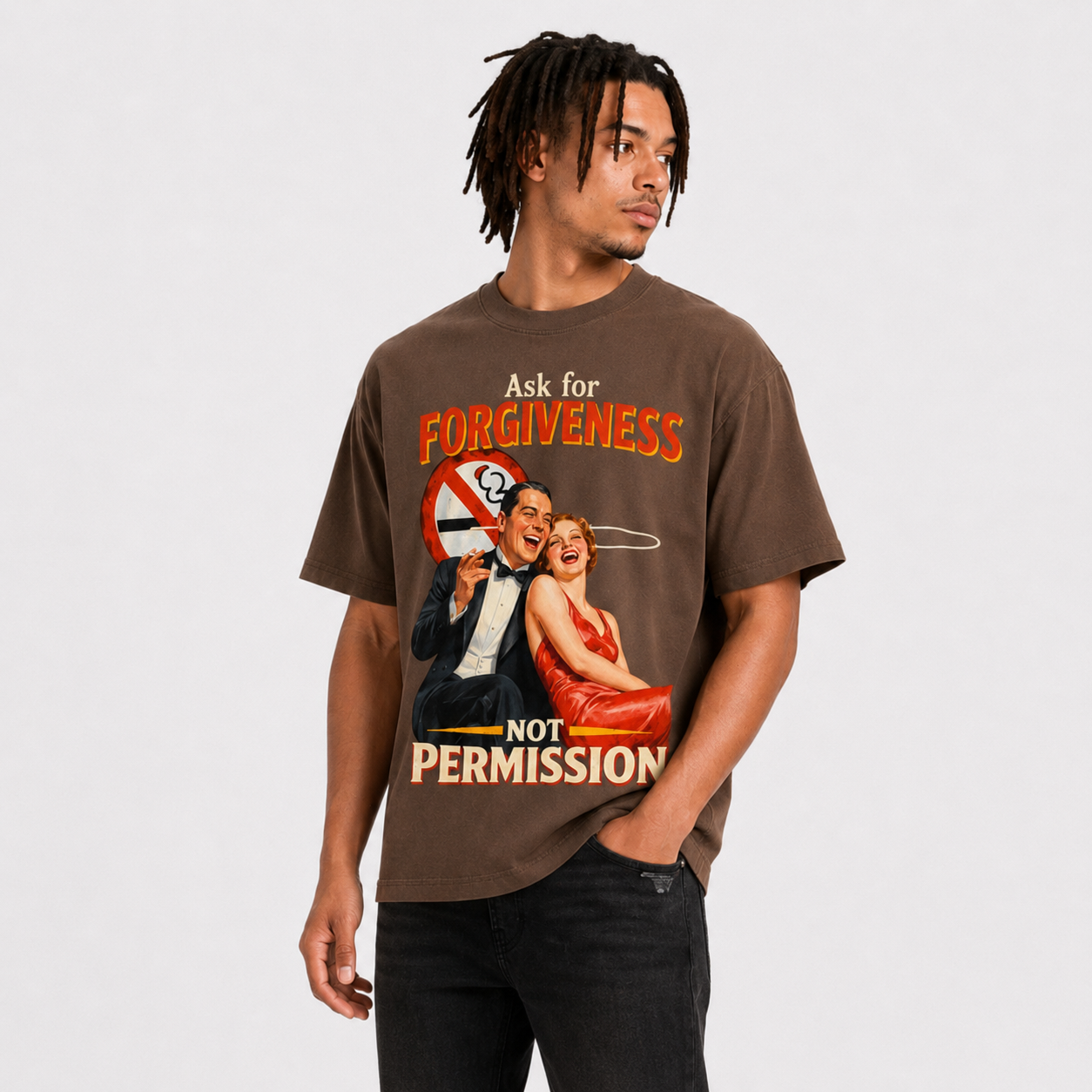 AFFNP Brown Tee